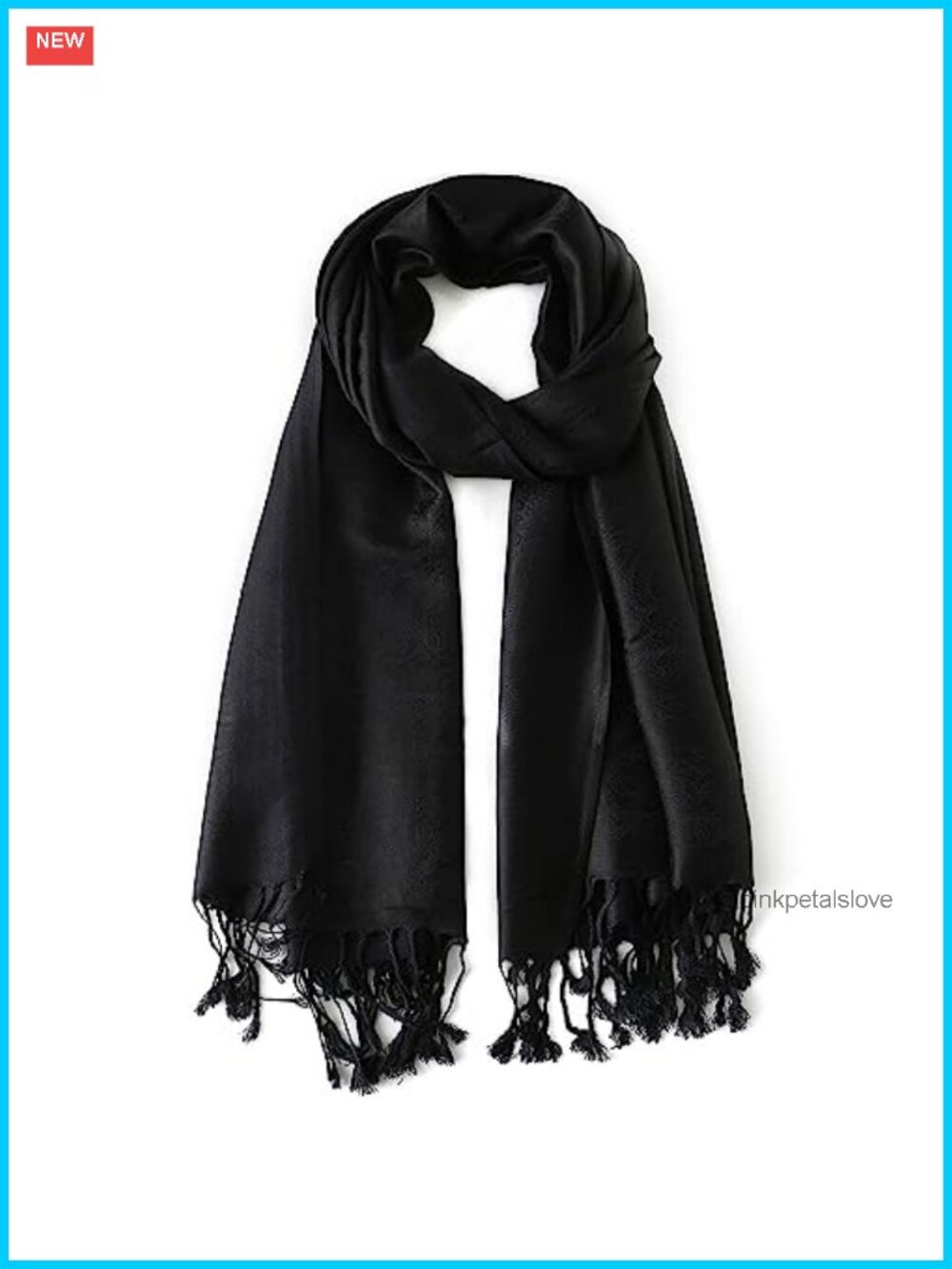 Silky Paisley Pashmina Shawl Wrap Scarf Soft Women's Fringe Hijab